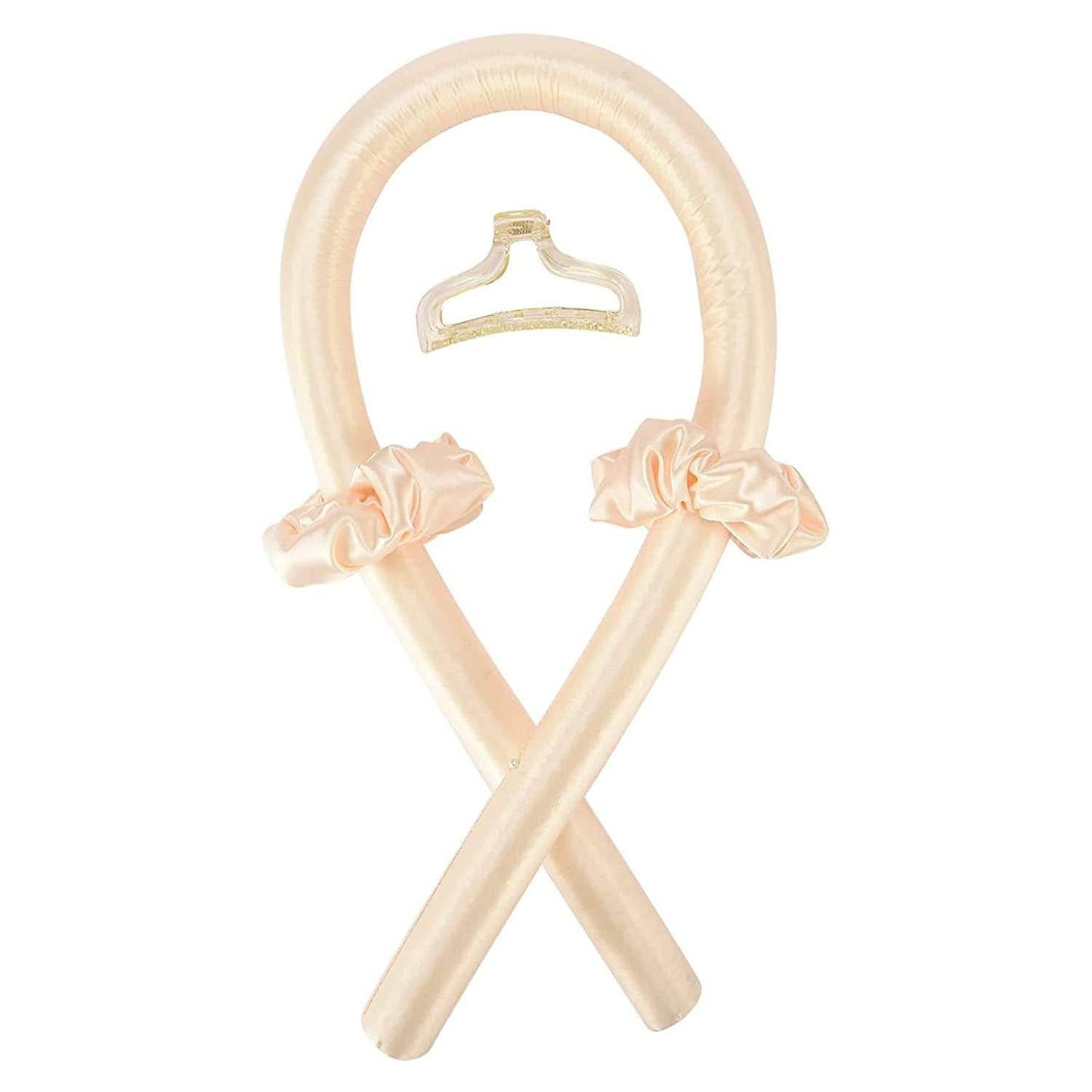 Silk Ribbon Wave Rod: Effortless Overnight Curls with Heatless Curling Set - Flora finesses beauty