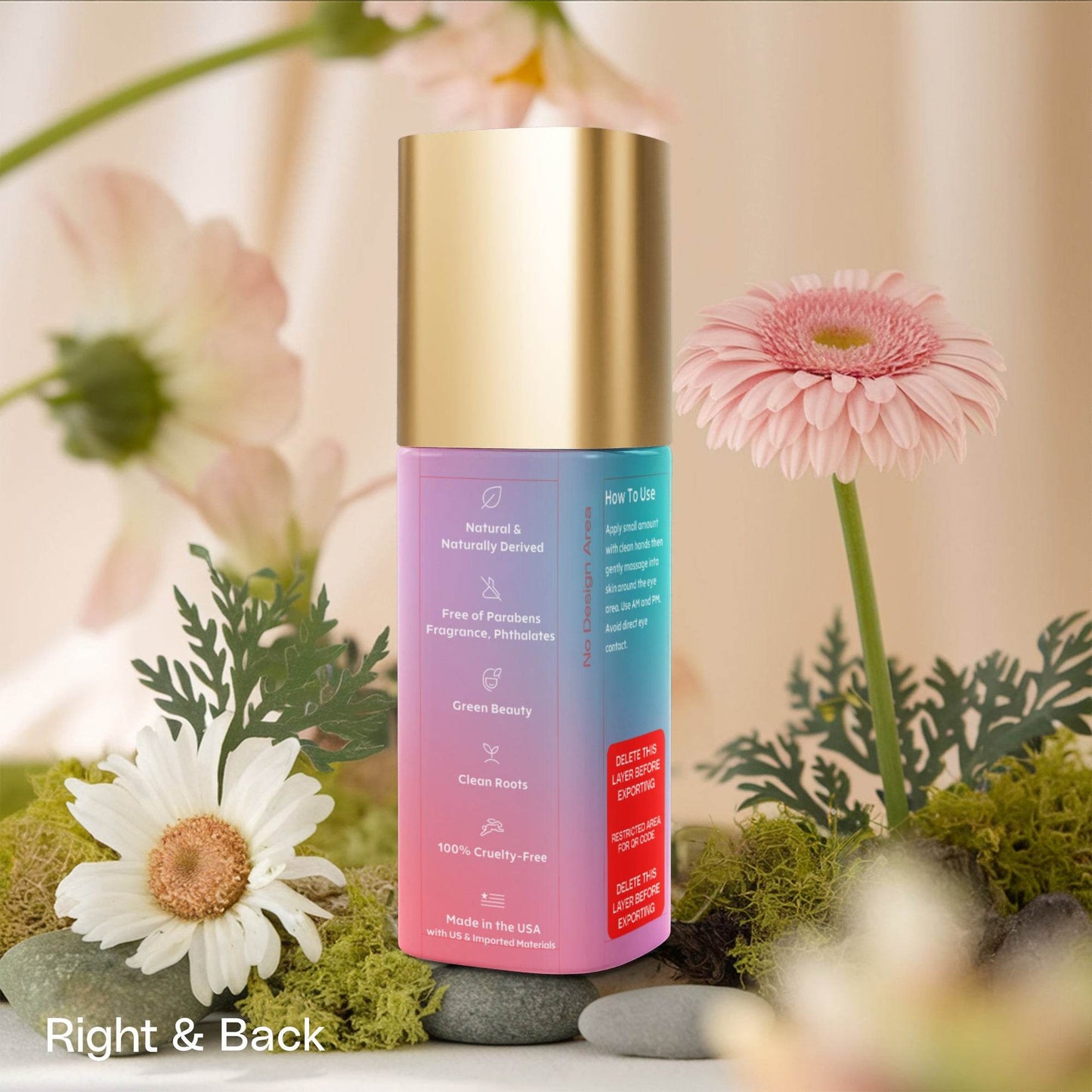 Intense Hydra Eye Serum Gold Cap - Flora finesses beauty