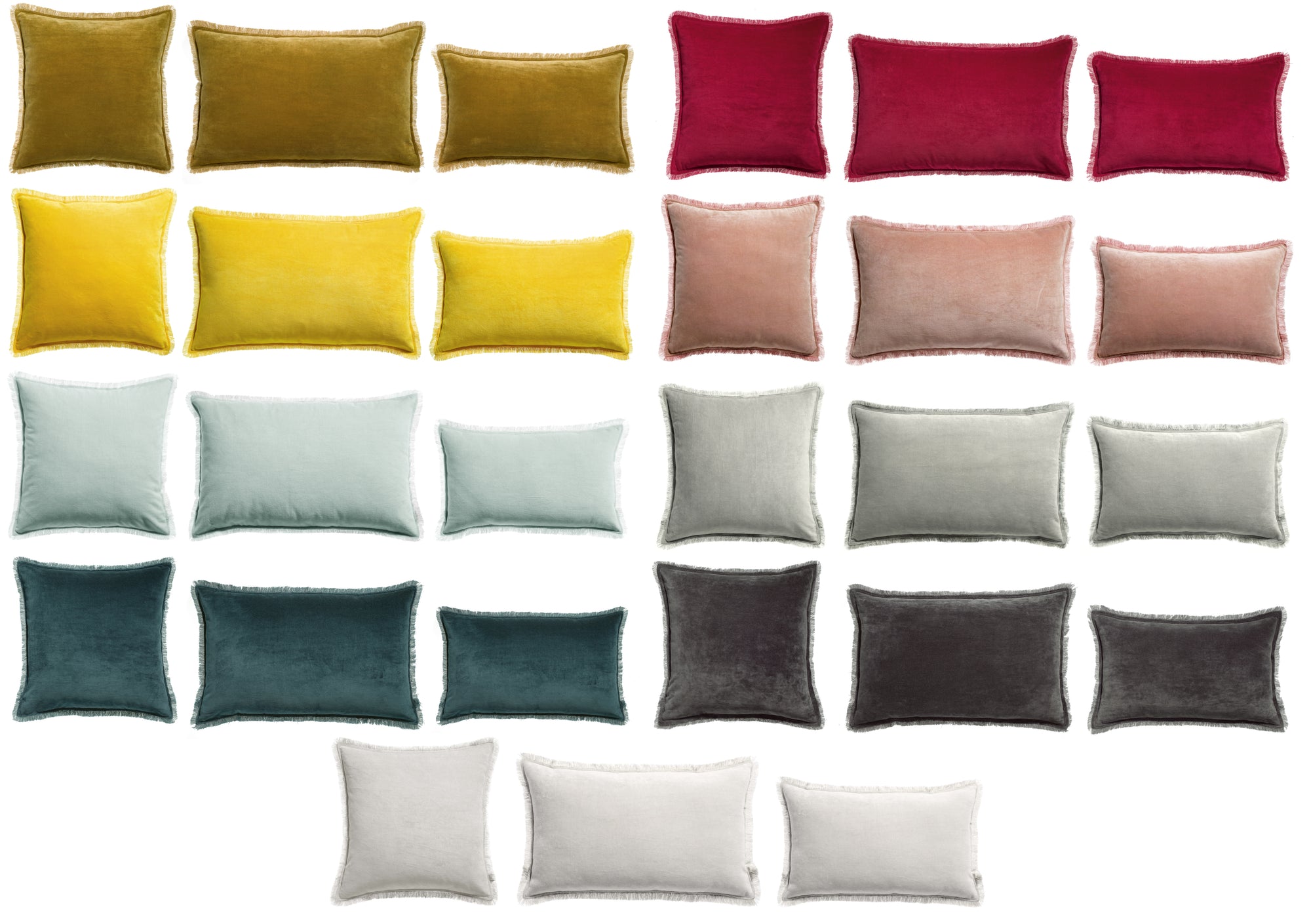 Coussin uni Fara