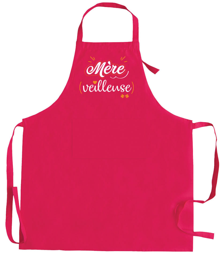 Tablier de cuisine Mère-veilleuse recyclé Rose 72 x 90