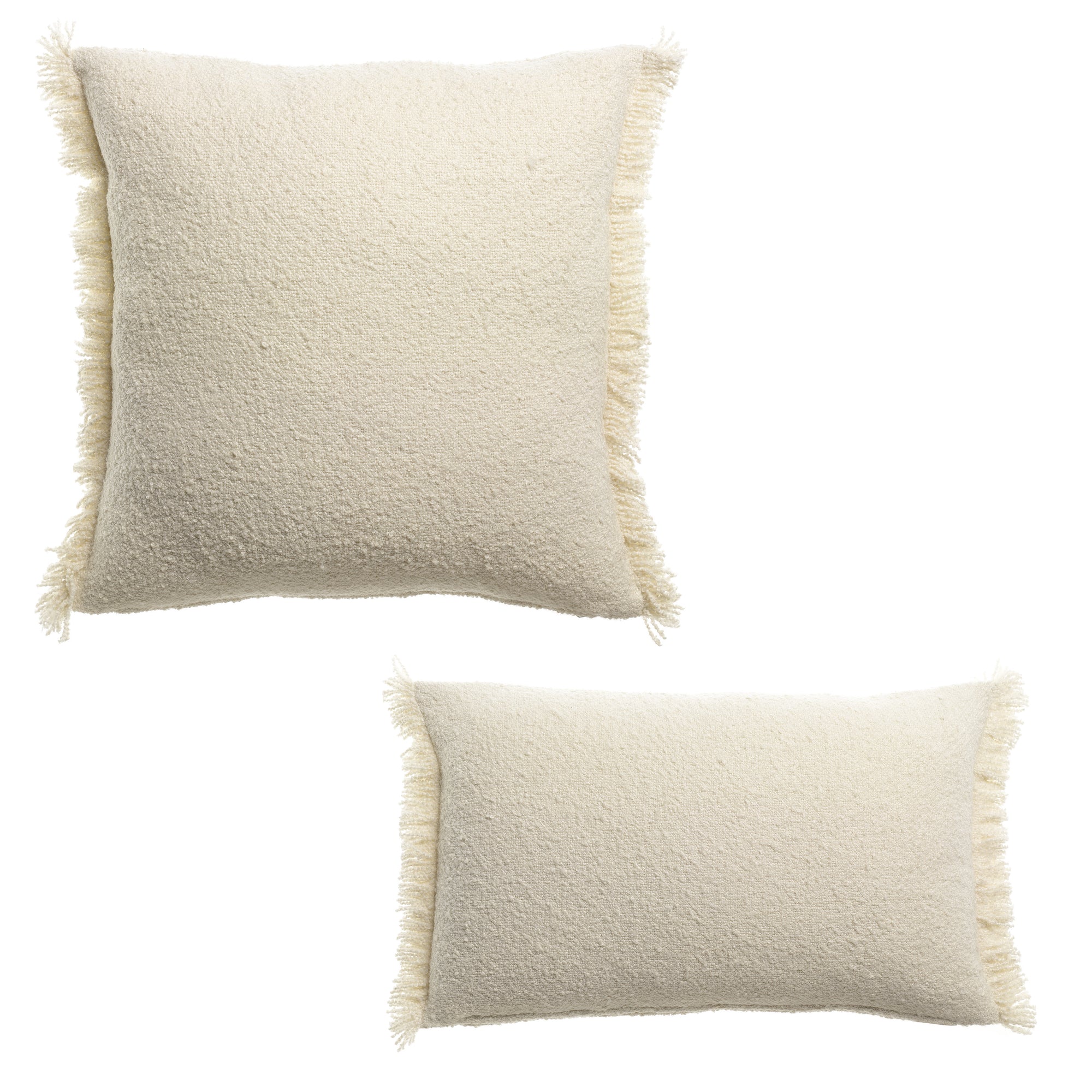 Coussin uni Jane Neige