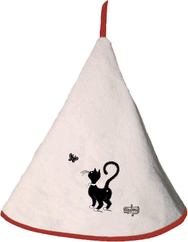 Essuie Mains Dubout Chat Papillon Ivoire 0 X 60