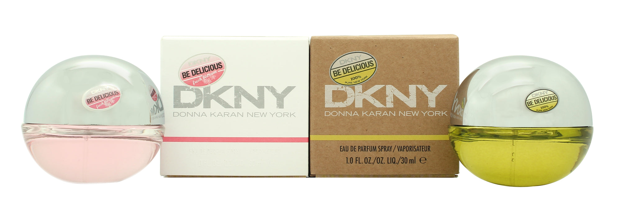 DKNY Be Delicious Gift Set 30ml EDP Be Delicious and 30ml EDP Be Delicious Fresh Blossom