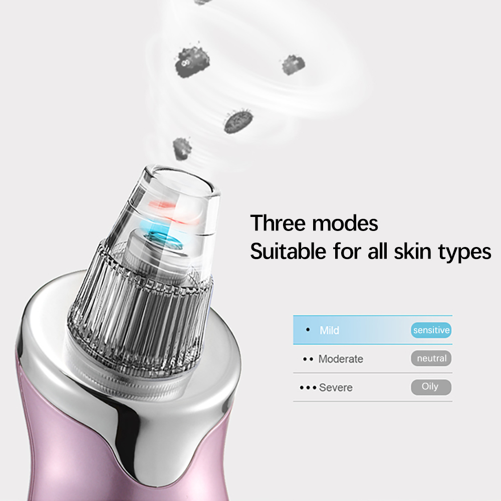 Electric Pore Vacuum & Blackhead Remover | Adjustable Suction & Diamond Dermabrasion Skin Cleaner - Flora finesses beauty