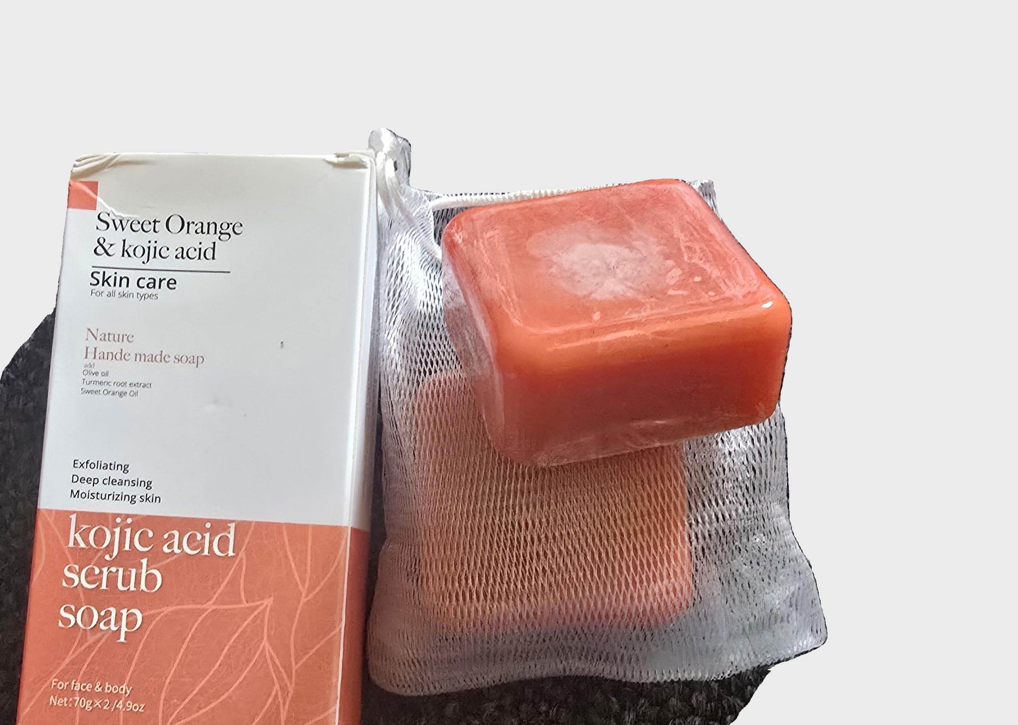 Glow Turmeric: Handmade Soap Bars for Dark Spots & Exfoliation - Flora finesses beauty