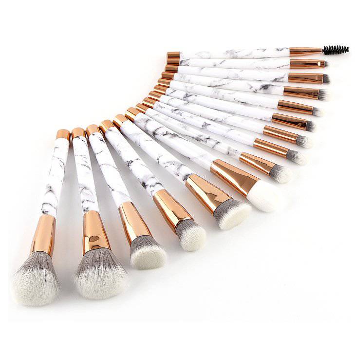 Marble 11-Piece Makeup Brushes