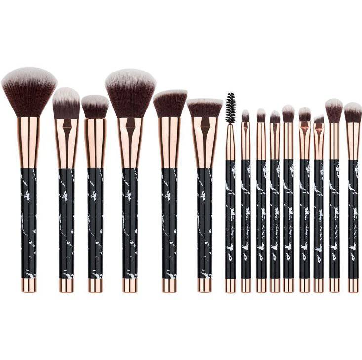 Marble 11-Piece Makeup Brushes