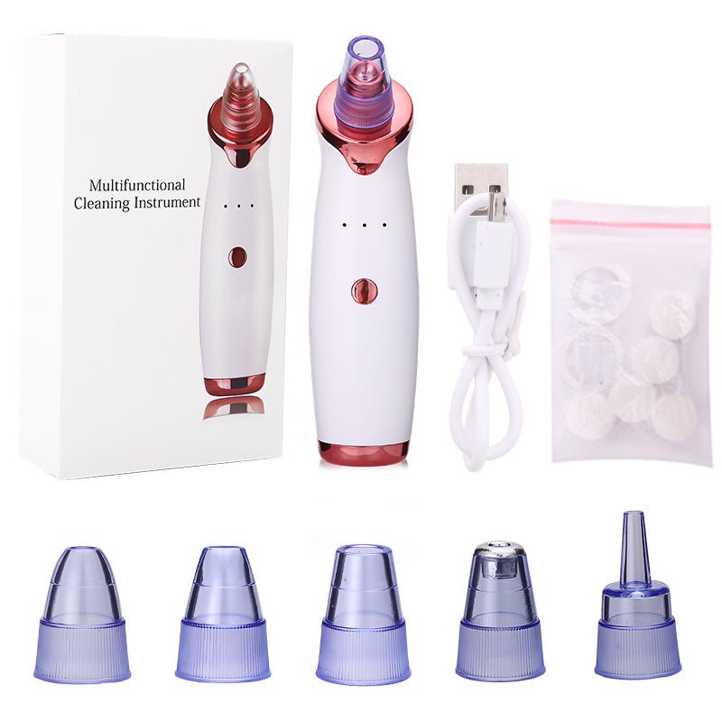 Blackhead Remover - Vacuum Suction Face Cleaner Tool - Flora Finesses BeautyFlora Finesses BeautyFlora Finesses BeautyBlackhead Remover - Vacuum Suction Face Cleaner Tool