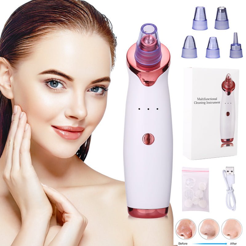 Blackhead Remover - Vacuum Suction Face Cleaner Tool - Flora Finesses BeautyFlora Finesses BeautyFlora Finesses BeautyBlackhead Remover - Vacuum Suction Face Cleaner Tool